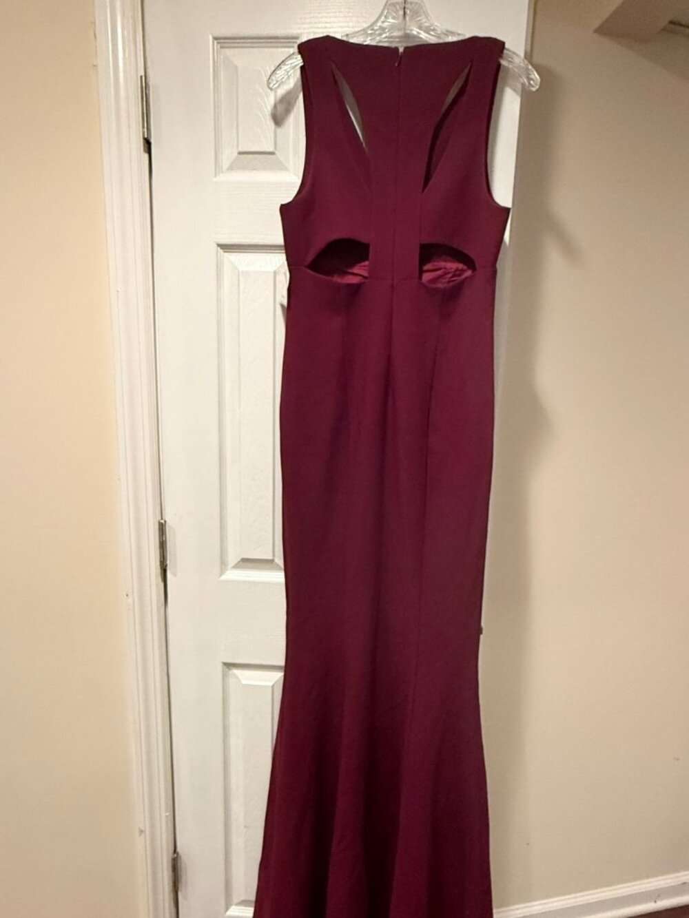 LIKELY Plum/Burgundy Mermaid Maxi Dress – Size 10 – New With Tags